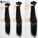 Straight Human Hair Weave Bundles Peruvian Hair Bundles 100% Remy Hair Extensions For Women 12-32 Inches Natural Black 1/3/4 Pcs