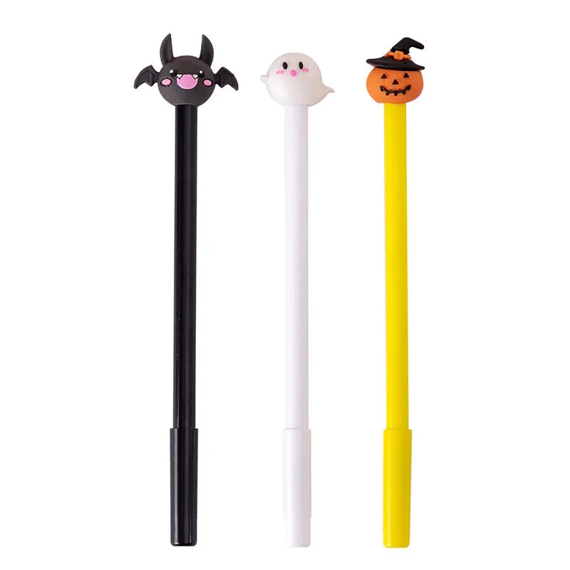 1 Pieces Lytwtw's Stationery Cute Cartoon Halloween Pumpkin Cushaw Gel Pen School Office Kawaii Supplies Creative Gift Pens