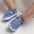 Summer Newborn Baby Fashion Soft Crib Shoes First Walker Anti Slip Sandals Shoes Boy Girl  Prewalker Canvas Casual Shoes 0-18M
