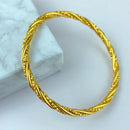 62mm Dubai 24K Gold Color Bangle For Women Luxury African Jewellery Bracelets Brazilian Indian Wedding Designer Bracelets Gifts