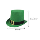 Patrick Day Irish Festival Hat Green Leprechaun Top Supplies for Home Festival Party Cosplay Costume Props wholesales