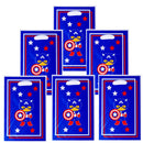 Cartoon Captain America Theme Disposable Tableware Set Birthday Party Dress up Balloon Decoration Baby Shower Background Cloak