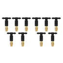 5-100Pcs Outdoor Misting Cooling System Garden Irrigation Watering 1/4'' Brass Atomizer Nozzles 4/7mm Hose Garden Sprinkler Head