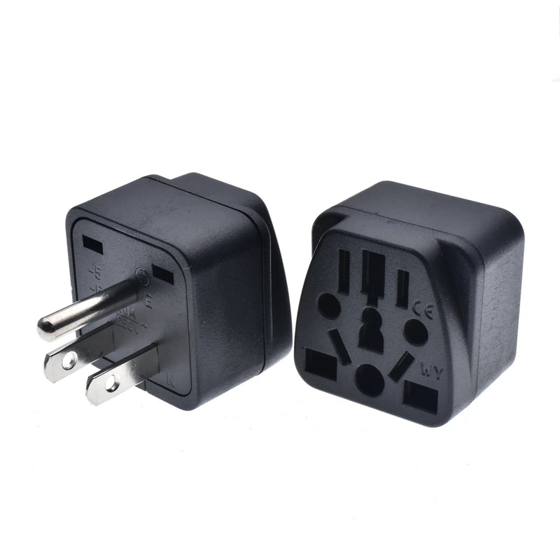 Universal CE Kr american european power plug adapter AU EU to US UK USA adapter plug Japan Israel Brazil India travel converter