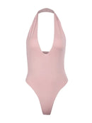 y2k summer 2022 color halter neck V-neck slim bottoming women's jumpsuit bodysuit overalls casual Harajuku sexy women's clothing