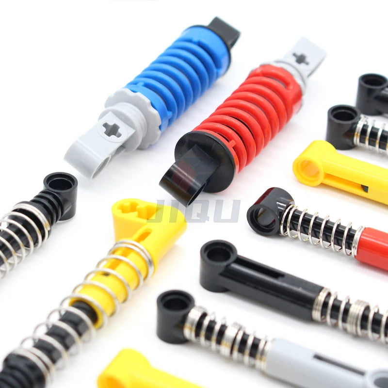 Technical Parts Hard Soft Spring Shock Absorber Building Blocks Compatible 79717  2909c03 95292c01 731c04 731c06 MOC Bricks Toy