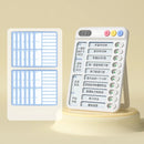 Chores Chart for Kids Portable Daily Checklist Board Self-discipline Chores Chart Adults Schedule Reminder Board