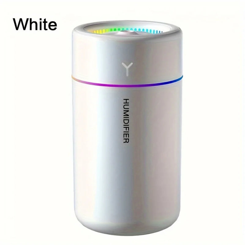1pc Car Humidifier Colorful LED Aromatherapy Humidifier Silent Ultrasonic Air Aromatherapy Machine Suitable for Bedroom Office