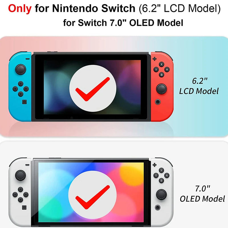 NEWDERY 10000mAh External Battery Station for Nintendo Switch/Switch OLED Backup Charger Case Support PD Quick Charging Power