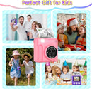ortable travel toys, children's cameras, instant printing FHD selfies, digital cameras for children aged 3-12, Christmas and bir