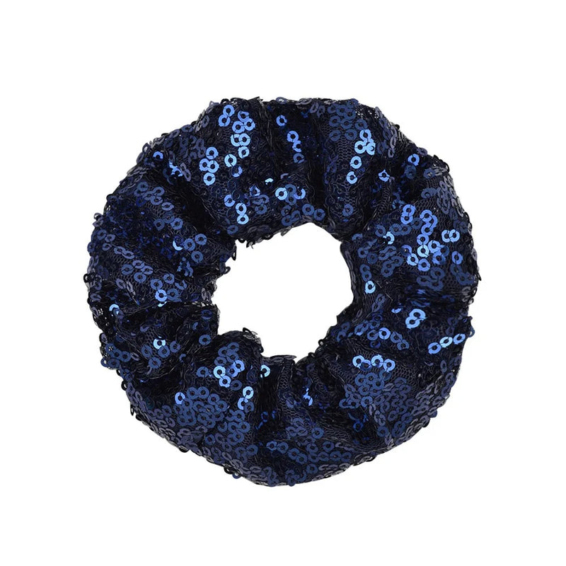 Christmas Party Sequin Hair Scrunchies Women Hair Accessories Scrunchies Elastic Hair Ties Rope Ponytail Holder Hairbands