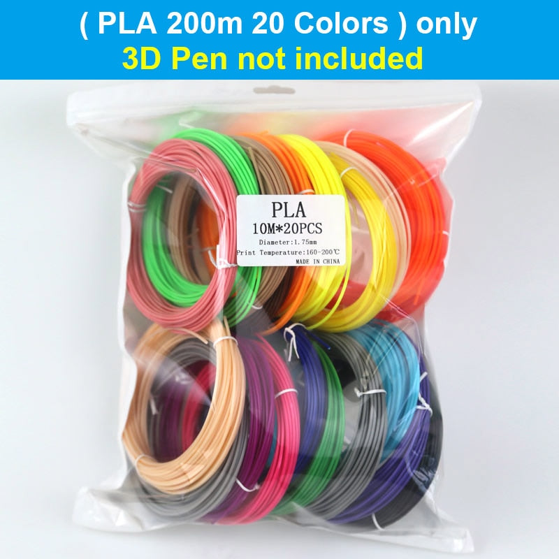 3D Pen 3D For Kids With 20/30 Colors PLA Filament ,3D Printing Pen, 3D Creative Toy Children&