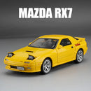 1:32 Mazda RX7 AE86 JDM Mazda MX5 Car Model Alloy Car Die Cast Toy Car Model Sound and light Children's Toy Collectibles