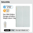 Naturehike Inflatable Mat 3.2/5.8/8.8 R Value Outdoor Ultralight Sleeping Pad Camping Portable Tent Single Moisture-proof Mats