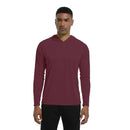 Men Upf 50+ Sun Protection t-Shirts Long Sleeve t-Shirt Casual Tops Male Quick Dry Gym Running Tee Shirts With Hood Man Clothing