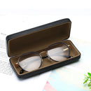 Unisex Glasses Box Lychee Pattern Pu Leather Eyewear Protector Cover Reading Glasses Case Women Men Sunglasses Case