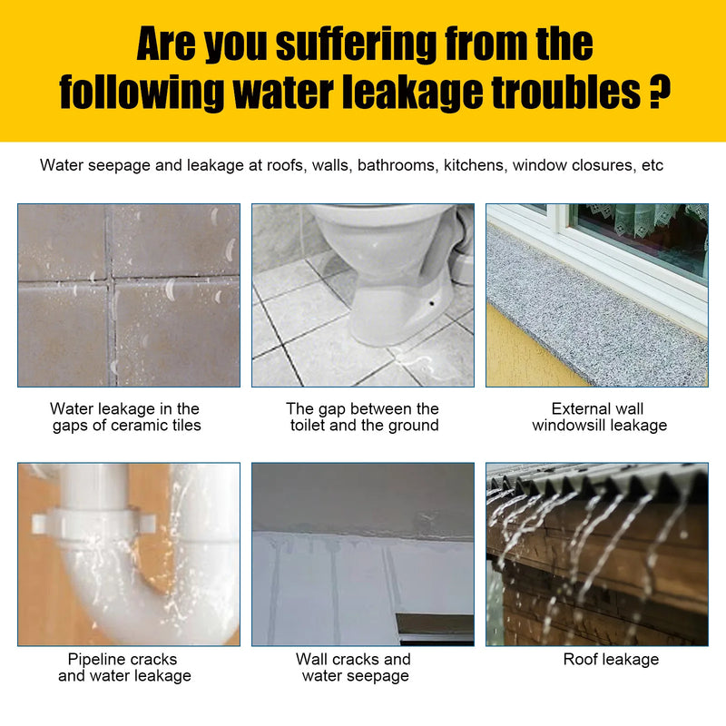 100g Waterproof Agent Toilet Anti-leak Nano Spray Glue Leak-trapping Repair Tools Sealant Spray Anti-Leaking Sealant