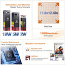 ALGO Laser Engraving Cutting Machine CNC Roller Rotary DIY Printer Graving Tool Powerful Woodworking Metal Wood Leather Acrylic