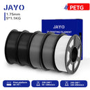 JAYO 5 Rolls 3D PETG / High Speed Matte PETG 3D Filament 1.75mm 30mm/s - 600mm/s Print Range PETG 3D Printer Filament for 3D