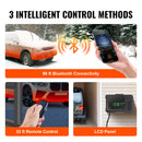 SucceBuy Bluetooth App Control Diesel Air Heater Diesel Heater LCD Diesel Parking Heater for RV Trailer Camper Boat And Indoors
