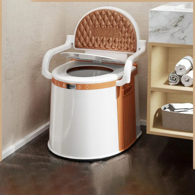 Elderly Toilet Stool Portable Toilet Squatting Pregnant or Disabled Movable Toilet Potty for the Elderly Travel Outdoor Camping