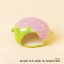 Corn-Shaped Ceramic Hamster Hideout Food Water Bottle Holder for Hamsters Gerbils Small Pets for Summer Cooling Cage Decoration