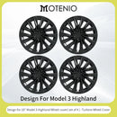 4PCS Wheel Cover Design For Tesla Model 3 Highland 2023-2025 18 Inch Right＆Left Hubcaps Storm Style Wheel Cover Accessories
