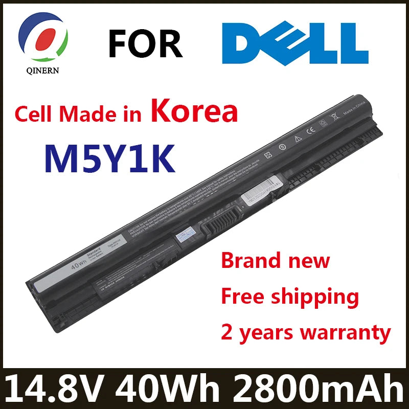 M5Y1K 40Wh 14.8V 2800mAh Laptop Battery K185W For DELL Vostro 3451 3458 3551 3558 V3458 V3451 N3558 N5558 WKRJ2 GXVJ3 HD4J0