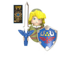 Japanese Anime The Legend of Zeldaed Princess Zeldaed Linked Mini Action Toy Figures Building Blocks Assemble Bricks Kids Toys