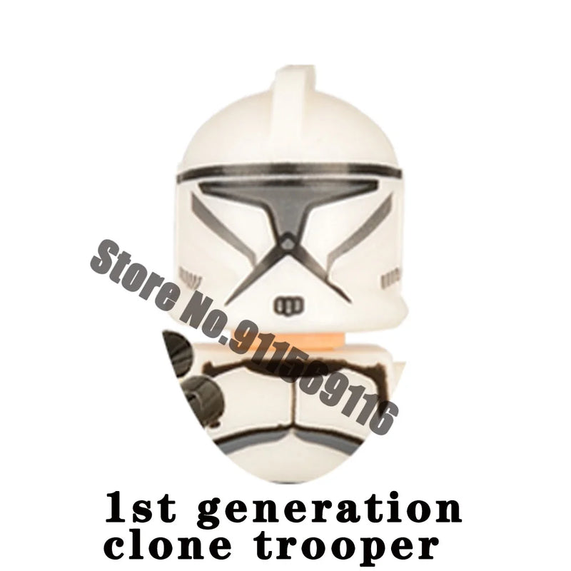 ARC Clone Troopers Building Blocks LUKE Skywalker Mandalorians Boba Fett Palpatine Yoda R2D2 Bricks Action Figures Toys