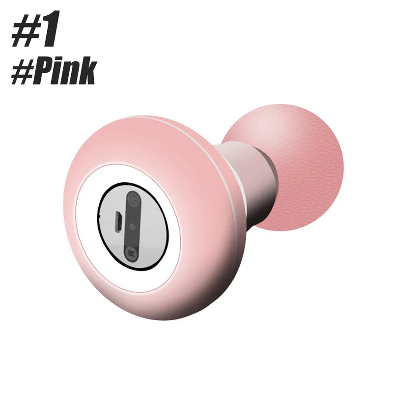 Mini Electric Handheld Massager Wand,Powerful 6 Speed Vibration Modes,Cordless Handheld,Suitable for Shoulder and Back Massage