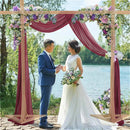3*3M Strong Wooden Wedding Backdrop Stand Arch Door Party Garden Trellis Pergola Flower Plants Rack