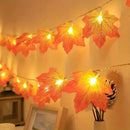 1PC USB/Battery Case Maple Leaf String Lights 10/20/40 LED Lights Waterproof For Halloween Outdoor Autumn Thanksgiving Decor
