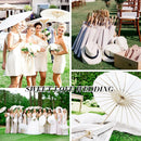 10/20/30PCS Paper Parasol 60/80cm Chinese Paper Umbrellas White Umbrella Photography Props for Baby Shower Party Wedding Rustic