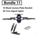 Motorcycle License Plate Holder and LED Turn Signal Light For Yamaha MT07 MT10 For Kawasaki Z750 Z800 For BMW R1200  Accessories