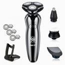 Electric Razor Electric Shaver Hair Cutting Shaving Machine for Men Clipper Beard Trimmer  Rotary Shaver 100% Water Proof