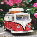 Technical 1334PCS T1 Camper Car Building Blocks Classic Model 10220 Vehicle Assemble Bricks Toys Birthday Gift For Kid Boy Adult