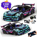 Compatible 42096 20097 City Technical Car Cyberpunk Speed Racing Vehicle Building Blocks Assembly Toys For Kid Birthday Gift