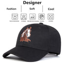 Unisex Horse Embroidery  Baseball Caps Spring Autumn Outdoor Adjustable Casual Hats Sunscreen Hat