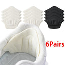 6pair/12pcs Anti-wear Feet Pads Lightweight For Sport Shoes Adjustable Size  Back Sticker Antiwear Feet Pad Cushion Insole Heel