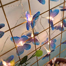 1.5M Butterfly Lights String 10LED Battery Operated Outdoor Fairy Night Lamp Room Garland Curtain Wedding Birthday Party Decor