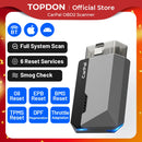 TOPDON CarPal OBD2 Code Reader Scanner Car Health Check Smog Check Battery Test Full System Scan 6 Reset Services