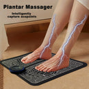 Electric USB Charging Foot Massage Mat Relaxes Foot Acupoint Massage Mat Improves Blood Circulation 8 Modes 19 Level Relaxation