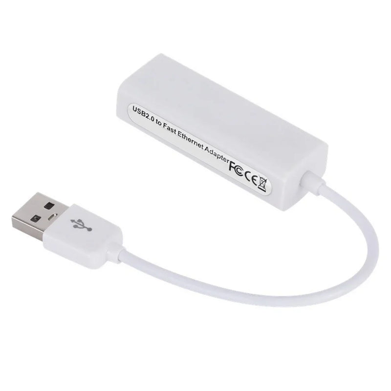 USB 2.0 Wired USB to RJ45 Network Card 10/100Mbps USB To RJ45 Ethernet Lan Adapter Network Card for PC Laptop Windows 7 8 10 11