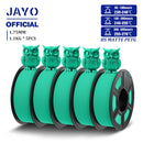JAYO 5Rolls PETG Filament 1.75mm High Speed PETG 3D Printer Filament 1.1KG/Roll High Flow Speedy Matte 3D Printing Materials