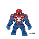 Marvel Action Figure Mini Block Adult Super Hero Series Iron Man Spider Man Assembled Block Children's Puzzle Toy Gift