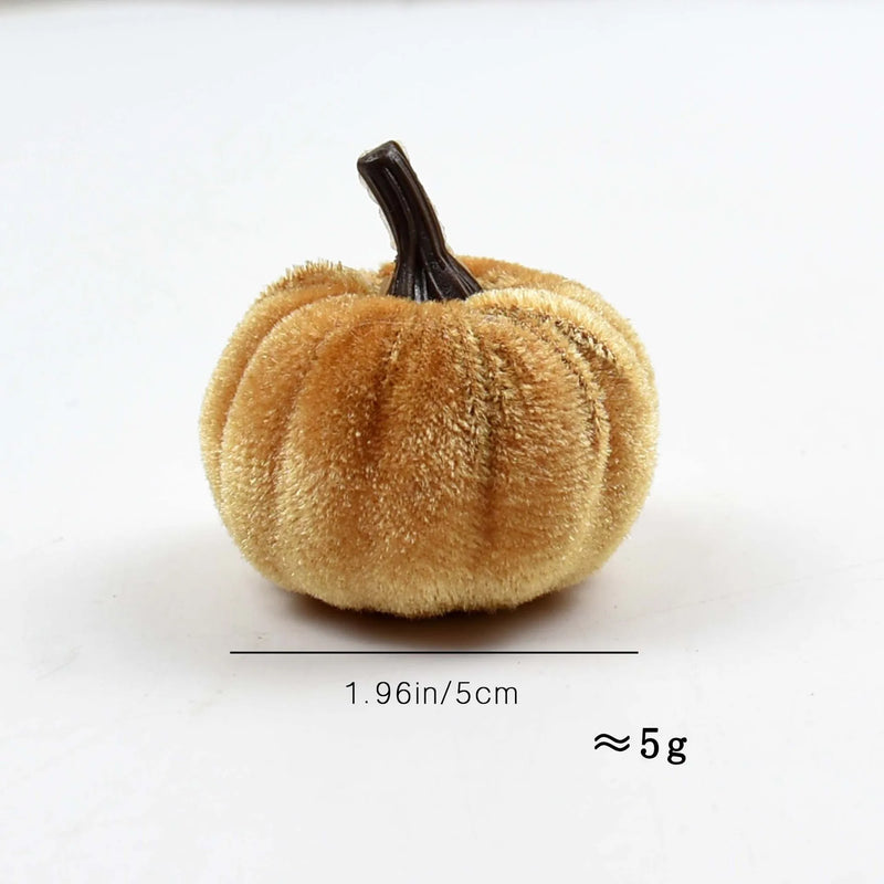 Halloween Artificial Pumpkin Ornaments Halloween Party Thanksgiving Dinner Table Decoration Autumn Fall Home DIY Craft Wreath