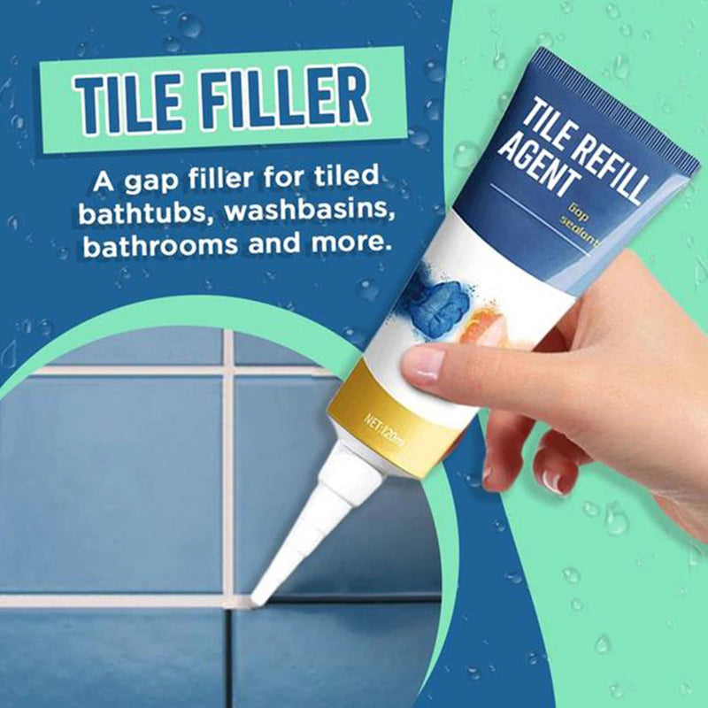 20/120ml Tile Filling Agents Waterproof Tile Seam Mending Ointment Mouldproof Universal Home Bathroom Accessory