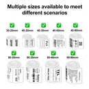 Wireless Label Printer P50 Inkless Bluetooth Thermal Label Maker Adhesive Label Sticker Machine DIY Pattern Barcode QR Code Tape