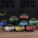 Y Ceramic Ice Cracking Incense Burner Coil Cone Stick Incense Burner Holder Home Ornaments Japanese Incense Burners Zen Decor